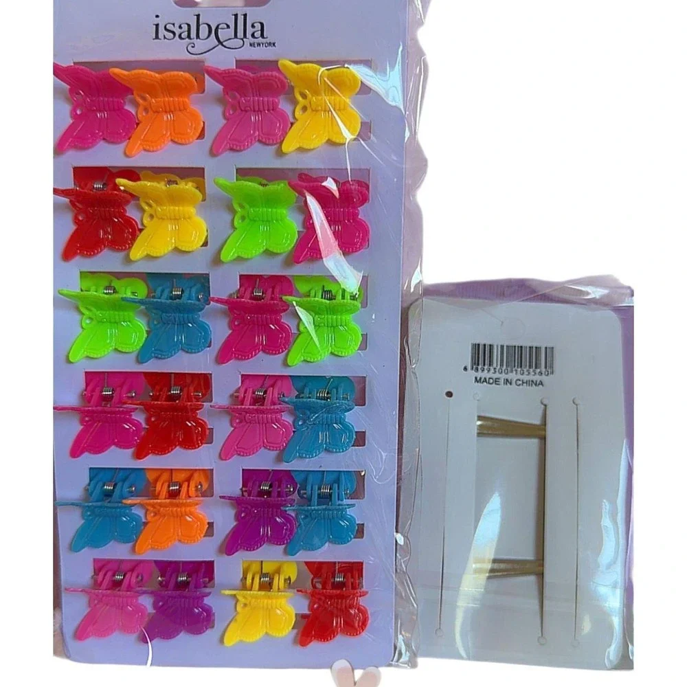NEW Y2K‎ BUTTERFLY HAIR CLIP BUNDLE